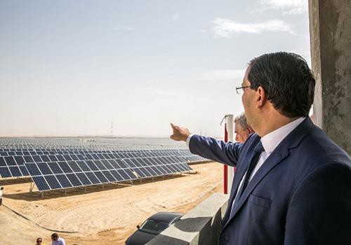 10MW solkraftverk satt i kommisjonen Tozeur Tunisia